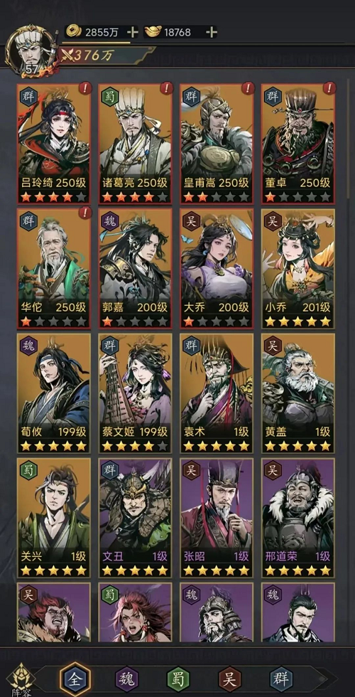 《宮三國(guó)（0.05送臥龍代金券）》公益服手游三國(guó)陣容推薦攻略